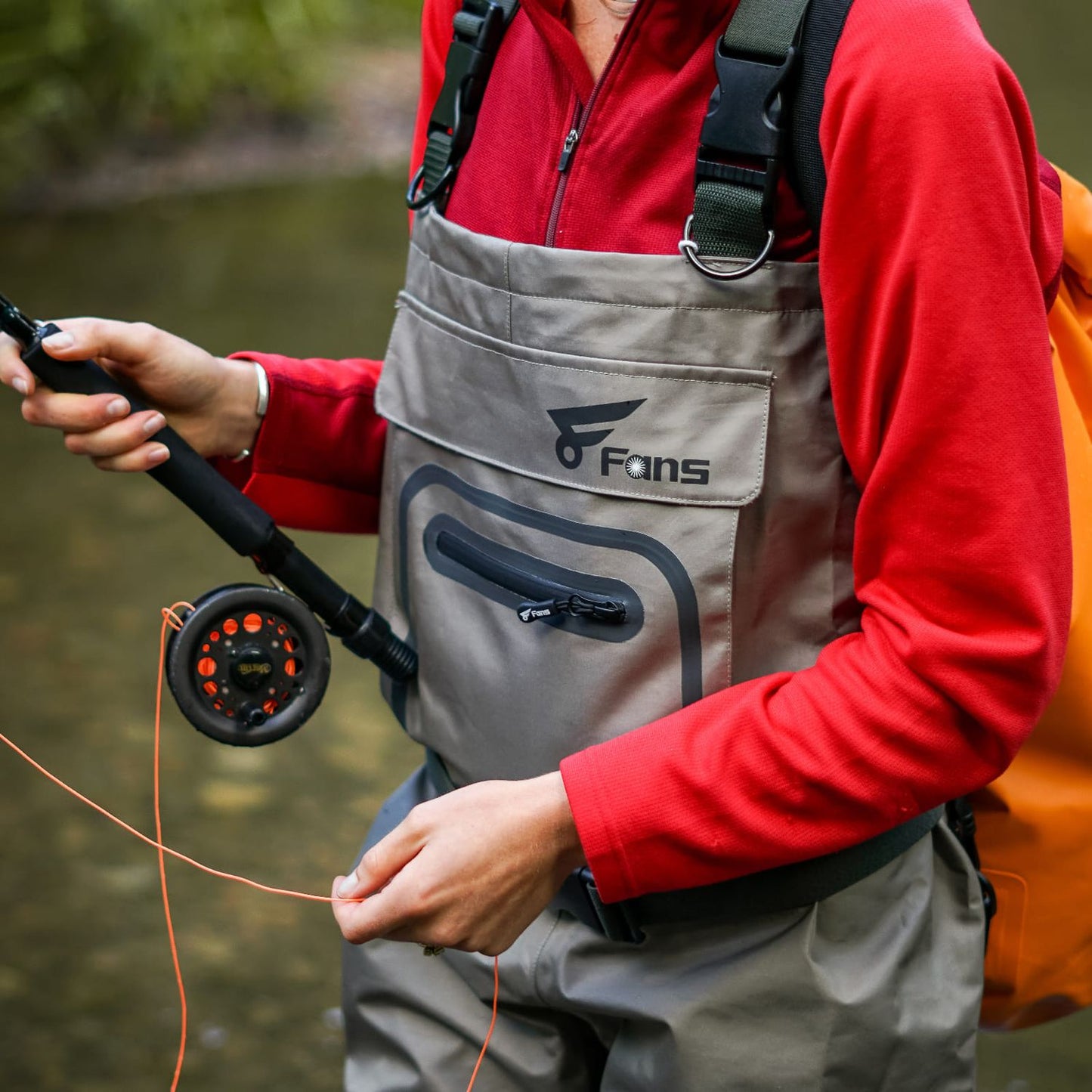 3 rétegű vízálló H-hátú neoprén harisnya láb horgászat Wader