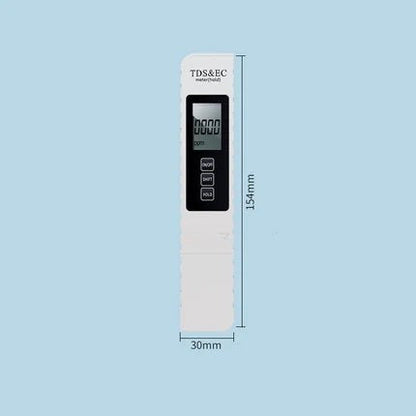 ✨ 3 az 1-ben TDS vízminőség-mérő – pH-érték, klór és keménység mérésére, LCD kijelzővel, medencékhez és akváriumokhoz 🌊📱