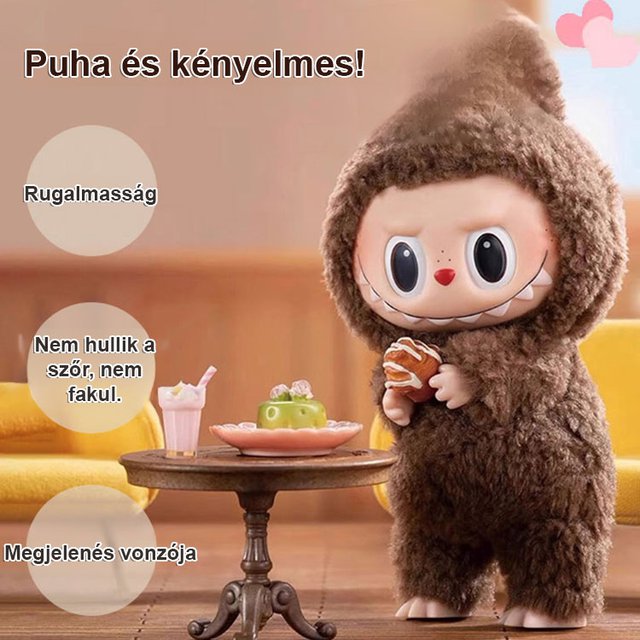Plush pendant from the Makaronowa Labubu series