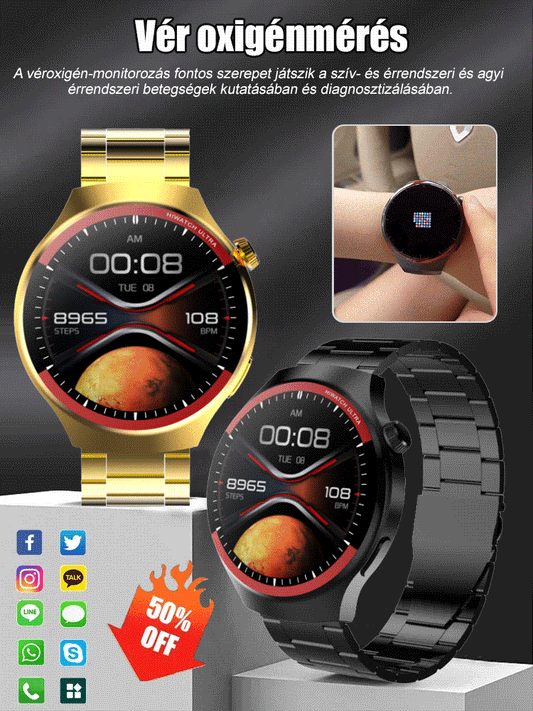 WATCH 4 Pro Űrkutatás kerek képernyős okosóra