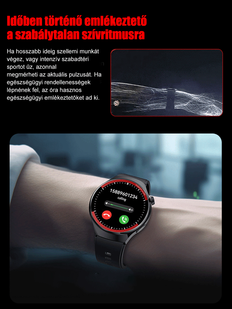 WATCH 4 Pro Űrkutatás kerek képernyős okosóra