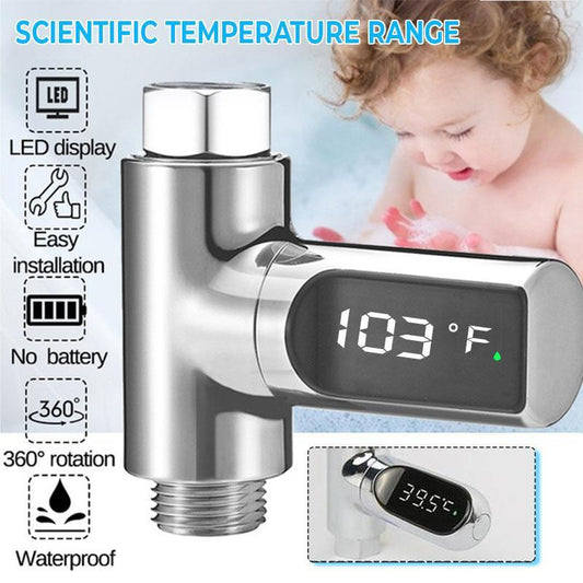 🚿🌡️ Zuhany hőmérő - Alkalmas időseknek és babaváróknak 👶💕