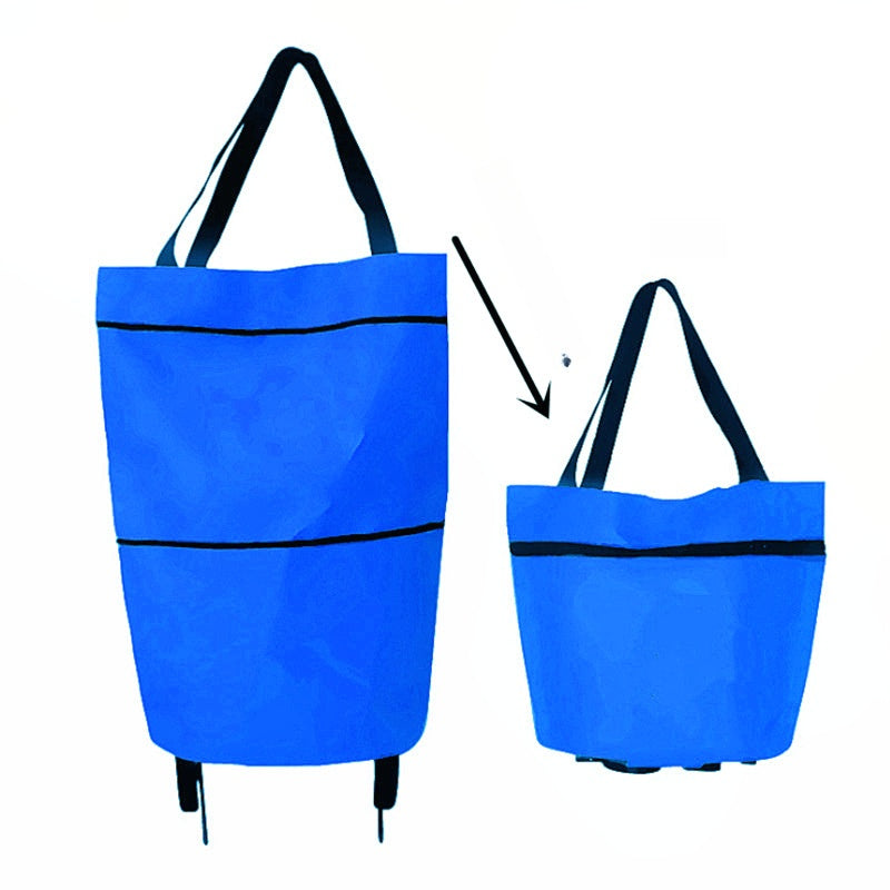 🛍️✨ Átalakítható bevásárlótáska – elrejti a kerekeket, 20 kg-ot bír, cipzárral bővíthető!